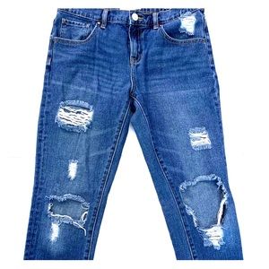 PacSun distressed flood jeans